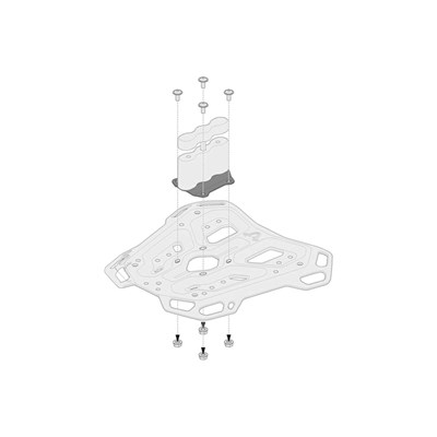 Bild von SW-Motech Adapterkits Adventure-Rack