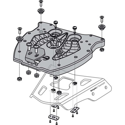 Bild von SW-Motech Adapterplatten ALU-RACK