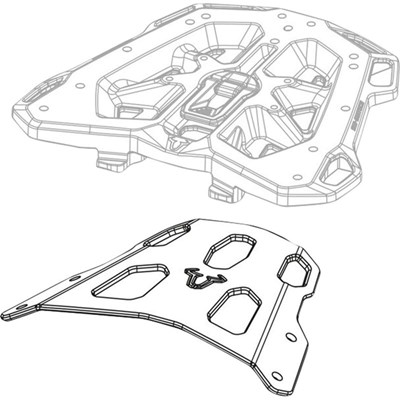 Bild von SW-Motech Top-Case Träger Street-Rack