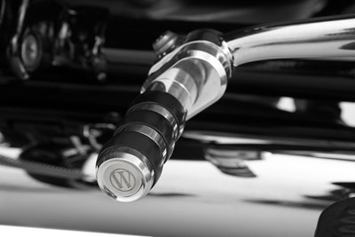 Bild von Schalthebelverlängerung vorne mit Trittbrett