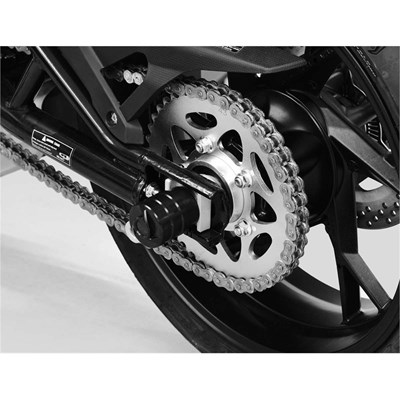 Bild von Sturzpads Hinterachse