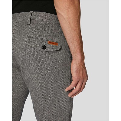 Bild von Tweed Chino Tapered Slim Grey