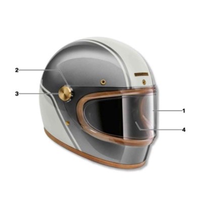 Bild von Visier Helm Grand Racer