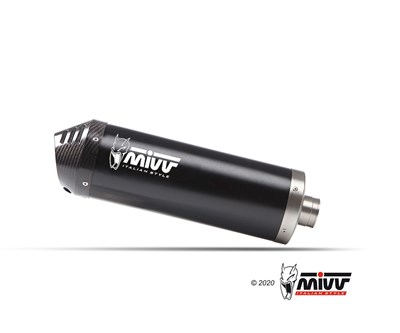 Bild von Auspuff Oval Inox-Black