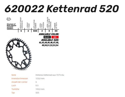 Bild von Kettenkranz 7075 Alu