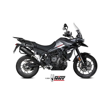 Bild von Auspuff Oval Inox-Black