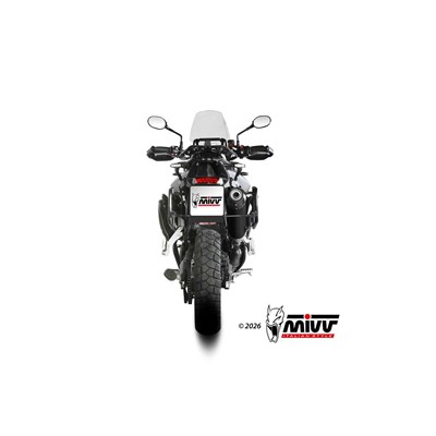 Bild von Auspuff Oval Inox-Black
