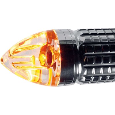 Bild von Blinker LED Blaze Cone 1 Stk schwarz eloxiert-alu-glas klar