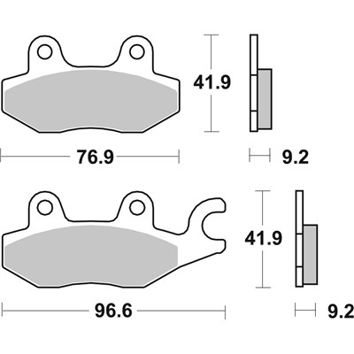 Bild von Bremsbeläge Maxi Scooter Sinter