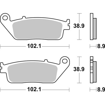 Bild von Bremsbeläge Maxi Scooter Sinter