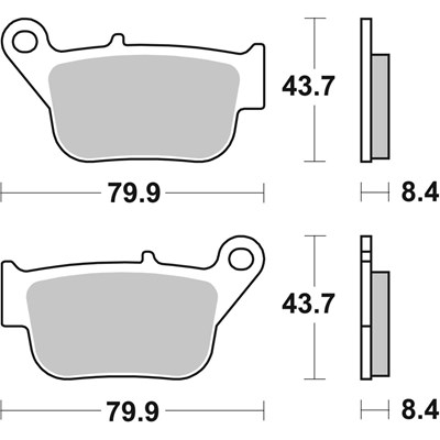 Bild von Bremsbeläge Maxi Scooter Sinter