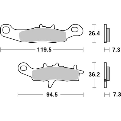 Bild von Bremsbeläge Offroad Racing Sinter