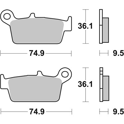 Bild von Bremsbeläge Offroad Sinter