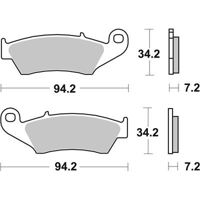 Bild von Bremsbeläge Offroad Sinter