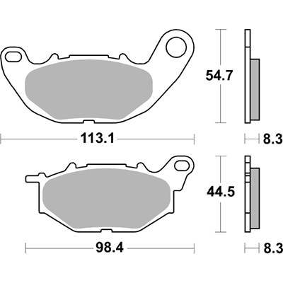 Bild von Bremsbeläge Racing Dual Carbon