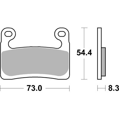 Bild von Bremsbeläge Racing Dual Carbon