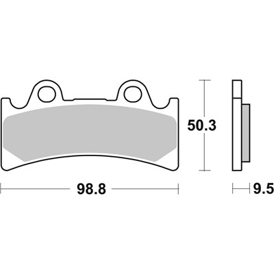 Bild von Bremsbeläge STREET & RACING NRS Sinter