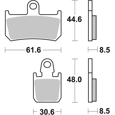 Bild von Bremsbeläge STREET & RACING NRS Sinter