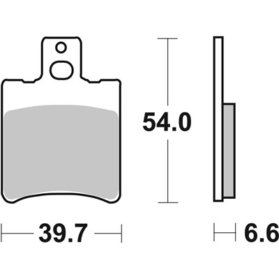 Bild von Bremsbeläge Scooter Keramik