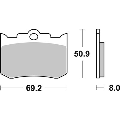 Bild von Bremsbeläge Strasse Sinter Performance hinten