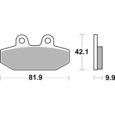 Bild von Bremsbeläge Strasse Sinter Performance hinten