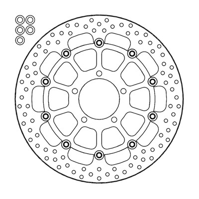 Bild von Bremsscheibe HALO vorne