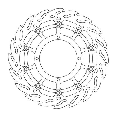 Bild von Bremsscheiben Supermotard Flame