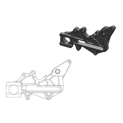 Bild von Bremszangenadapter 220mm auf OEM Zange