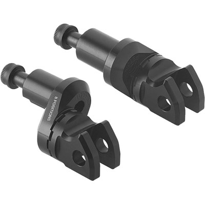 Bild von Fussrasten-Adapter Fahrer verstellbarØ 18 mm
