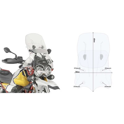 Bild von GIVI Scheibe Airflow