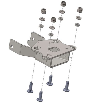 Bild von Kennzeichenhalter-Set YAMAHA