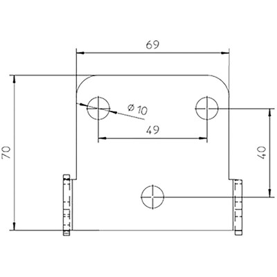 Bild von Kennzeichenhalter Universal