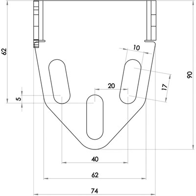 Bild von Kennzeichenhalter Universal