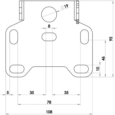 Bild von Kennzeichenhalter Universal