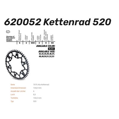 Bild von Kettenkranz 7075 Alu