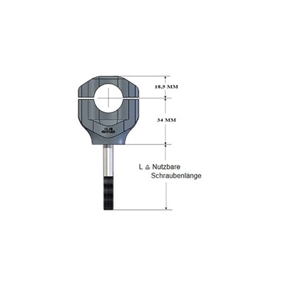 Bild von Klemmbock-Kit Classic Ø 25,4 mm