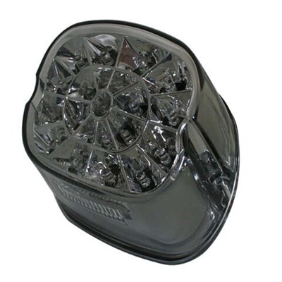 Bild von LED-Rücklicht, getöntes Glas und Chromreflektor, für viele HD-Modelle 1973-1998