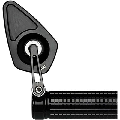 Bild von Lenkerendspiegel view Blade Flip 60mm 1 Stk schwarz ohne CH-Homologation