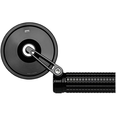 Bild von Lenkerendspiegel view Street Flip 1 Stk schwarz eloxiert