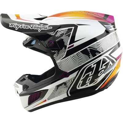 Bild von SE5 ECE Composite Helmet - Lined Up black-white-violet L