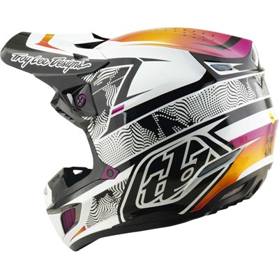 Bild von SE5 ECE Composite Helmet - Lined Up black-white-violet L