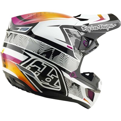 Bild von SE5 ECE Composite Helmet - Lined Up black-white-violet L
