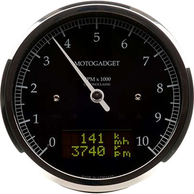 Bild von Tacho Chronoclassic 1 Stk schwarz Ø 80mm
