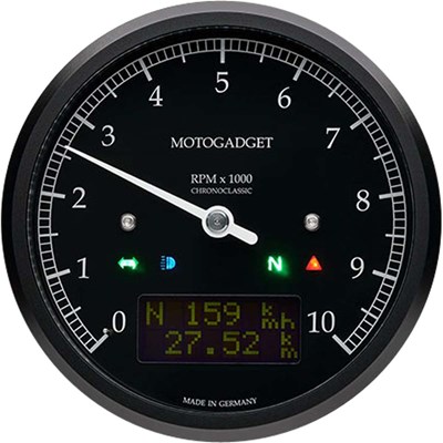 Bild von Tacho Chronoclassic 1 Stk schwarz Ø 80mm