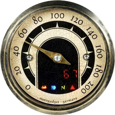 Bild von Tacho MST Vintage 1 Stk Analog Ø 49mm