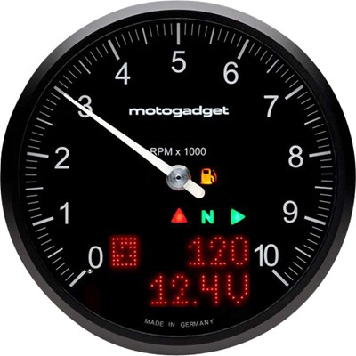 Bild von Tacho Motoscope Chronoclassic 2 1 Stk schwarz Ø 80mm