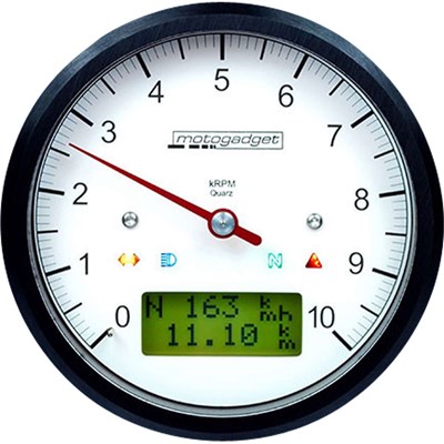 Bild von Tacho Motoscope Classic 1 Stk schwarz eloxiert Ø 80mm