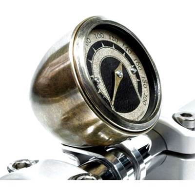 Bild von Tachohalterung MST Vintage Messing 1 Stk Ø 22mm