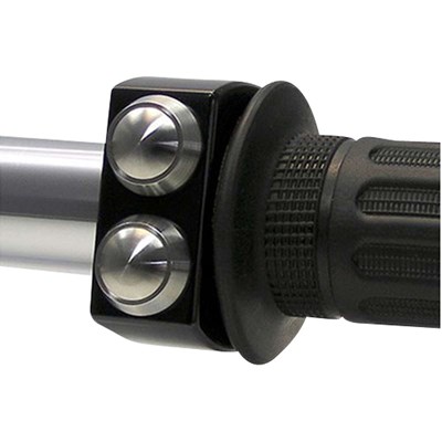 Bild von Taster Switch 2 1 Stk schwarz eloxiert Edelstahl Ø 25.4mm