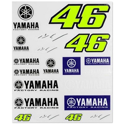 Bild von VR46 Yamaha Stickers Small